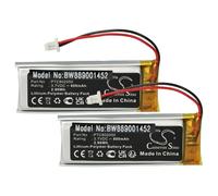 vhbw 2x batteria sostituisce Sena PTC802050 per auricolari cuffie wireless (800mAh, 3,7V, Li-Poly)