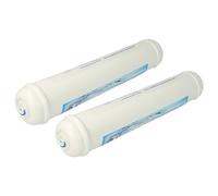 vhbw 2x cartuccia filtro per l'acqua compatibile con LG Electronics GR-P227STJA, GR-P227SUJA, GR-P227XTQA, GR-P227YLQA frigorifero side-by-side