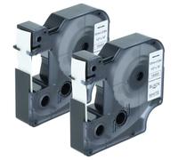 vhbw 2x Cassetta nastro compatibile con Dymo RhinoPro 6000, 5000, 3000