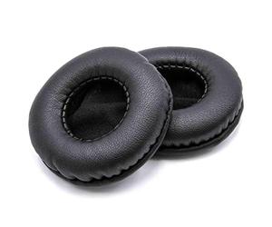 vhbw 2x cuscinetti auricolari di ricambio compatibile con GN Netcom Jabra GN2000 cuffie, headset, poliuretano nero