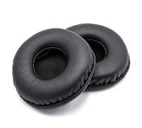 vhbw 2x cuscinetti auricolari di ricambio compatibile con Sennheiser HD-25 SP II, HD25-1, HD25 cuffie, headset, poliuretano nero