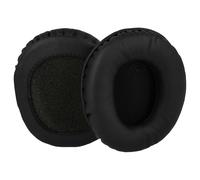 vhbw 2x cuscinetti auricolari di ricambio compatibile con Turtle Beach Stealth 500P cuffie, headset, gommapiuma/plastica nero, lucido