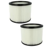 vhbw 2x elemento filtrante compatibile con Renfert Vortex Compact 3 L, EC2M230V, 29 652 aspiratore secco/umido