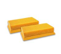 vhbw 2x filtri a piega piatta compatibile con aspirapolvere Würth ISS 35, ISS 35-S, ISS 45-M, ISS 55-S
