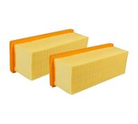 vhbw 2x filtri compatibile con Kärcher SE 5.100, SE 6.100, A2701, A2801 Plus, SE 3001, A2731 PT, SE 2001 - Filtro principale, filtro a pieghe piatte