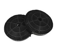 vhbw 2x filtro a carboni attivi compatibile con Elica PRF0133621, PRF0127462, PRF0126077B, PRF0133451, PRF0127462A cappe aspiranti - 17,2 cm