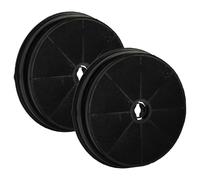 vhbw 2x filtro a carboni attivi compatibile con Indesit 71958 (H161.3PBK), 71956 (H161.3IX), 59591 (H161.TIX) cappe aspiranti - 19 cm
