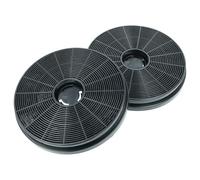 vhbw 2x filtro a carboni attivi compatibile con Klarstein Victoria, DeLorean cappe aspiranti - 17,5 cm