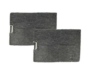 vhbw 2x filtro a carboni attivi compatibile con Miele DA 100 U, DA 101, DA 190-2 U, DA 1902U, DA 196, DA 1962 cappe aspiranti - 30 x 21,5 x 3 cm