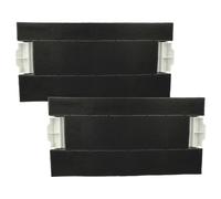 vhbw 2x filtro a carboni attivi compatibile con Neff DA79B, DA66B, Z5144X1, DA96B, DA89B, DA86B cappe aspiranti - 39,8 x 19,6/17,4 x 2,9 cm