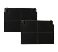 vhbw 2x filtro a carboni attivi compatibile con Progress 94249028900, PDP6010E cappe aspiranti - 19,5 x 13,9 x 2,2 cm