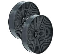 vhbw 2x Filtro a carboni attivi compatibile con Zanussi E3CFOA cappe aspiranti