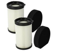 vhbw 2x filtro a lamelle compatibile con Ariete Handy Force 2759 Ram aspirapolvere portatile, scopa elettrica - Incl. filtro in spugna