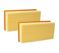 vhbw 2x filtro a pieghe piatte compatibile con Festo/Festool CT 11, CT 22, CT 11E, CT 44, CT 33, CT 22E, CT 33E aspirapolvere - Elemento filtrante