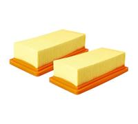 vhbw 2x filtro a pieghe piatte compatibile con Kärcher AD 2 Battery Set, AD 2 Battery, AD 3.200, AD.3000, AD3, AD2 aspirapolvere - Elemento filtrante
