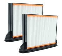 vhbw 2x filtro a pieghe piatte F8 compatibile con Starmix IS ARD-1250, ISP ARD-1435, ISP ARM-1435 aspirapolvere, industriale - Elemento filtrante