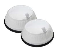 vhbw 2x filtro a sacco sostituisce Nilfisk 1471432500 per aspiratore per secco, aspirapolvere - Filtro di ricambio nero/bianco
