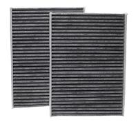 vhbw 2x filtro abitacolo sostituisce Alco Filter MS-6521C per auto, ai carboni attivi