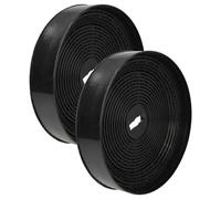 vhbw 2x filtro ai carboni attivi compatibile con Gorenje DKF2500M, DKF2600M, DKF500M, DKF600M, DKL600M, DKL900M, DKO500M, DKO600M cappa da cucina