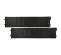 vhbw 2x filtro ai carboni attivi compatibile con Miele DA 3050, DA 3050-55, DA 3060, DA 3060-60, DA 3150 cappa da cucina - 49 x 11,3 x 2,8 cm