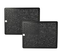 vhbw 2x Filtro ai carboni attivi compatibile con Philips AC3829/10, AC2889/10, AC2887/10, AC2882/10 purificatore d'aria - filtro dell'aria nero