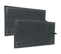 vhbw 2x Filtro ai carboni attivi compatibile con Sharp KC-D60EU-W, KC-G60EUW purificatore d'aria - filtro dell'aria nero