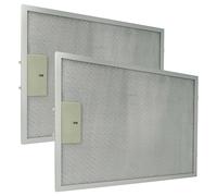 vhbw 2x filtro anti-grasso compatibile con Klarstein Balzac, Zola cappa da cucina, alluminio