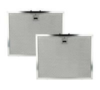 vhbw 2x filtro anti-grasso compatibile con Miele DA229-2, DA229-2EXT, DA229EXT, DA229, DA229-1 cappa da cucina, metallo