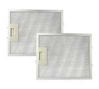 vhbw 2x filtro anti-grasso sostituisce AEG 4055101671 per cappa da cucina - 27,7 x 23 x 0,9 cm, metallo