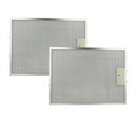 vhbw 2x filtro anti-grasso sostituisce AEG 4055107017, 50273708003 per cappa da cucina - 38 x 28,3 x 0,9 cm, metallo