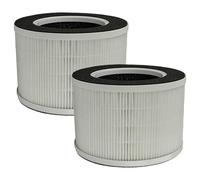 vhbw 2x filtro aria compatibile con Medion 50065868 purificatore d'aria - filtro combinato prefiltro + HEPA + carbone attivo