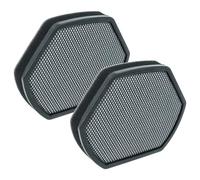 vhbw 2x filtro compatibile con Bosch BGS 2230/02, 2U183IL/11, 2230GB/01, 2232/01, 2ALL2/01, 2ALL4/01 aspirapolvere - Filtro in spugna nero