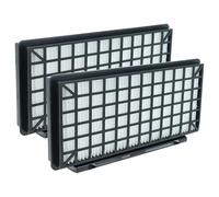 vhbw 2x filtro compatibile con Bosch BSGL5126902, BSGL5126GB01, BSGL5126601, BSGL5126901, BSGL5126602 aspirapolvere - filtro HEPA nero/bianco