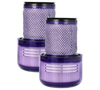 vhbw 2x filtro compatibile con Dyson V12 Slim, V12, V12 Detect Slim, V12 Detect Slim Absolute aspirapolvere - filtro HEPA bianco/lilla