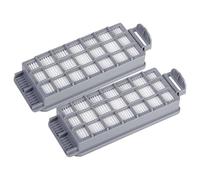 vhbw 2x filtro compatibile con Kärcher BVL 3/1 Bp, 3/1 Bp Pack, 3/1 Bp Anniversary Edition, 3/1 Bp Go!Further aspirapolvere - filtro HEPA grigio