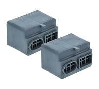 vhbw 2x filtro compatibile con Liebherr UWTES1672-20A, UWTES1672-20, UWTES1672-20B, UWTES 1672, UWT 1682-20D frigorifero - Filtro ai carboni attivi