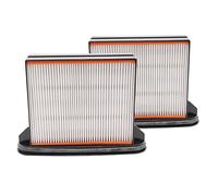 vhbw 2x filtro compatibile con aspirapolvere compatibile con Metabo ASR 35 H ACP, ASR 35 M ACP, ASR 35 L ACP Filtro lamellare - HEPA - a umido
