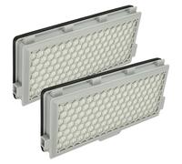 vhbw 2x filtro compatibile con Miele S512, S512-1, S5210 - S5981, S5211, S514, S5220, S5210, S518-1 aspirapolvere - filtro HEPA aria di scarico H13