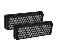 vhbw 2x filtro compatibile con Samsung SC61B2, SC61B4, SC61B3, SC61B5, SC61E1, SC61E0 aspirapolvere - filtro HEPA/a pieghe piatte nero/bianco
