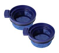 vhbw 2x filtro compatibile con Samsung VS20C852FTB/SP, VS20C852FTB/SH, VS20C852FTB/ME, VS20C852FTB/GE aspirapolvere - Filtro aria di scarico, blu