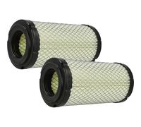 vhbw 2x Filtro dell'aria compatibile con New Holland BOOMER 25, BOOMER 20, E E16, E E18 escavatore - filtro del motore esterno