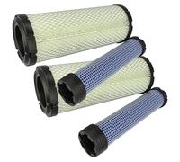 vhbw 2x filtro esterno, 2x filtro interno compatibile con Wacker-Neuson DPU 110Lem970, DPU 90 motore per macchine edili