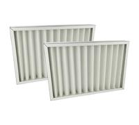 vhbw 2x filtro G4 compatibile con Pluggit SWT180 scambiatore di calore geotermico - Set di filtri, 37 x 25 x 4,6 cm bianco