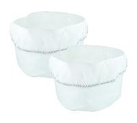 vhbw 2x filtro polveri fini compatibile con Thomas Inox 20 Professional, 1445 S, 1520 Plus, 1545 S, 1530 aspirapolvere - Filtro in nonwoven bianco