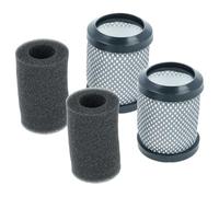 vhbw 2x filtro sostituisce Hoover T116 per aspirapolvere - Filtro aria di scarico, grigio