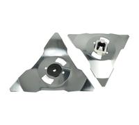 vhbw 2x Lama di ricambio compatibile con Robomow RS612 (2014-2015) tagliaerba - argento, in acciaio inox