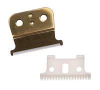 vhbw 2x Lame (1x lama in ceramica, 1x lama con testa di taglio) compatibile con Andis T-Outliner Blackout 05110 tagliacapelli