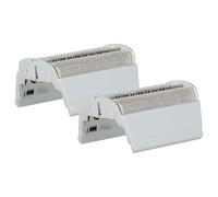 vhbw 2x Lamina a doppio taglio compatibile con Braun Flex XP/XP II 5720, 5721, 5724, 5726, 5722, 5723, 5729, 5770, 5771, 5774, 5772, 5773 rasoio, argento