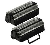 vhbw 2x Lamina a doppio taglio compatibile con Privileg 257.657 7, 234.217 8, 257657Q, 438.887 2, 4307Z rasoio elettrico + telaio, colore nero/argento