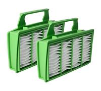 vhbw 2x microfiltro igienico sostituisce Sebo 6608ER, 6629ER per aspirapolvere - Filtro dell'aria, verde, rettangolare